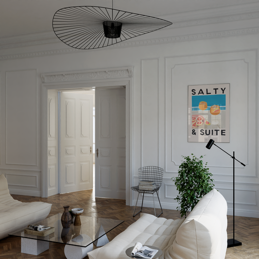 Salty & Suite Artwork in a Parisian Apartment